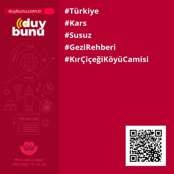 Kır Çiçeği Köyü Camisi › Gezi Rehberi | Susuz | Kars